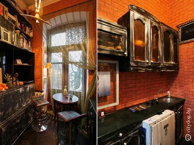 Дизайн—проект кухни в черно-белых тонах - реальные фото интерьеров от  Mr.Doors