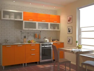 Оранжевые кухни в интерьере - советы и фото | Мебельная фабрика \"Династия\"