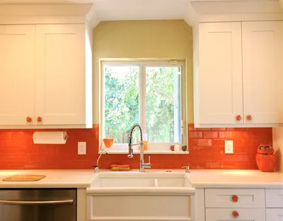 Дизайн кухни в оранжевом цвете: фото-идеи для стильного интерьера — INMYROOM