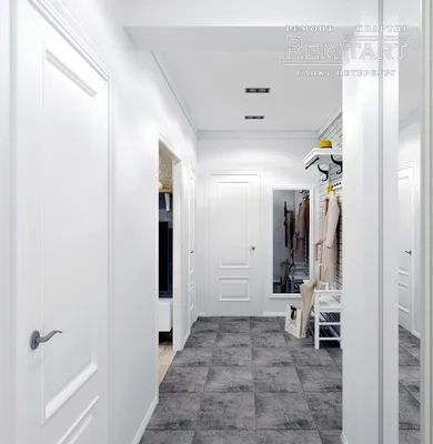 Фото: Дизайн коридора - Интерьер квартиры в стиле легкой классики, ЖК  «Академ-Парк», 68 кв.м.