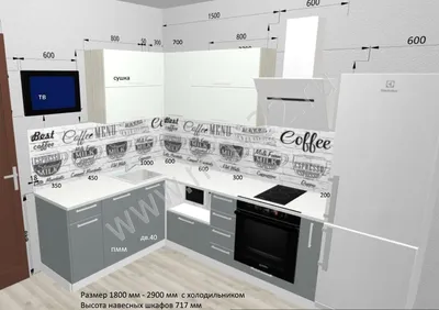 Кухни в квартирах 97 серии. Модульные кухни по доступной цене для квартир  97 серии в Барнауле.
