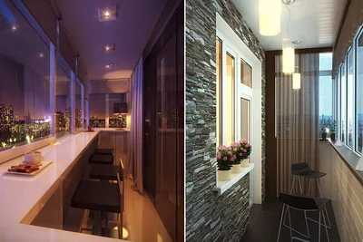 Дизайн интерьера балкона и лоджии (фото, примеры, наши работы) - Арт Проект  г. Москва