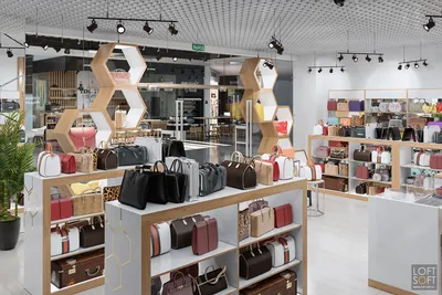 Дизайн магазина сумок и аксессуаров в Москве