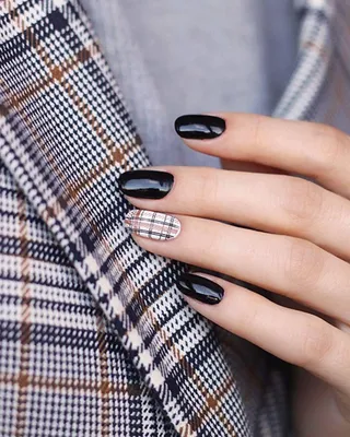 TOP 50 Burberry print design nails | Клетчатые ногти, Маникюр, Тартан