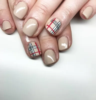 TOP 50 Burberry print design nails | Nail designs, Burberry print, Nails