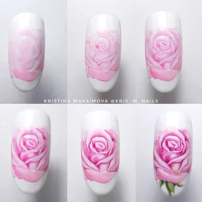 Каталог :: Дизайн ногтей :: Стикеры для ногтей :: 3D cтикеры самоклеящиеся  для ногтей Розы Готика 389