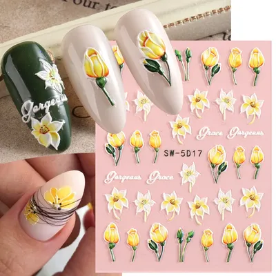 Тюльпаны на ногтях - 58 фото