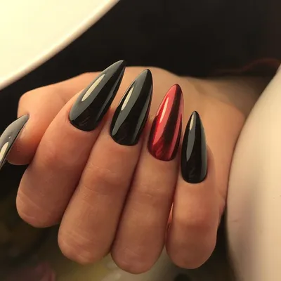 Купить 24 шт., длинные черные ногти с квадратной головкой, сплошной цвет,  маникюр, готовые накладные наклейки для ногтей, в упаковке, Fasle Nails |  Joom