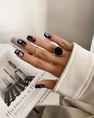 Модный черно-белый маникюр 2024-2025 года – фото, идеи дизайна ногтей в  черно-белом цвете, новинки, тенденции | Дизайнерские ногти, Нейл-арт,  Красивые ногти