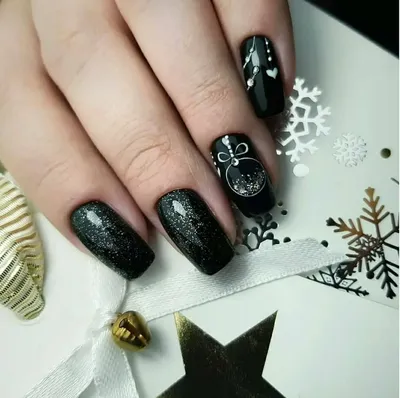 Black and white gradient manicure, matte nail design. Victoria Bandurist -  YouTube