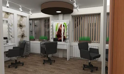 Дизайн салона красоты в Москве - заказать для парикмахерской и салона  красоты дизайн интерьера (оформление, ремонт)