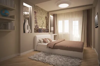 Дизайн прямоугольной спальни: современные тенденции и мебель