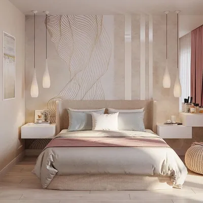 Дизайн спальни 2023-2024. 49 фото