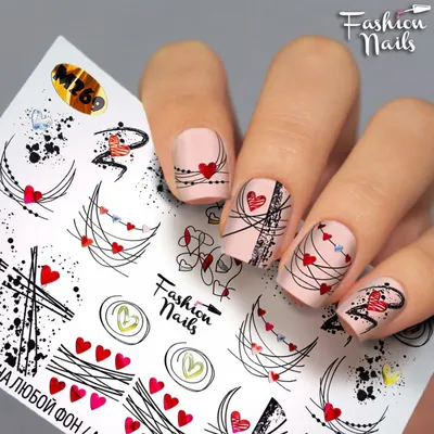 Купить Fashion Nails, Слайдер-дизайн Aerography 5 от магазина Coco-nail