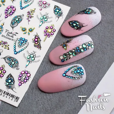 Свадебный дизайн слайдеры наклейки акриловые самоклеящиеся наклейки для  ногтей цветы с тиснением 5D – лучшие товары в онлайн-магазине Джум Гик