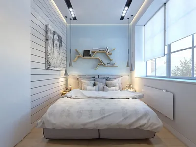 Как обустроить спальню площадью 6 кв. м: реальные фото