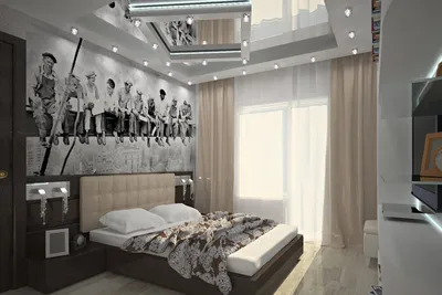 Дизайн спальни в хрущевке - заказать у ведущих специалистов в Казани