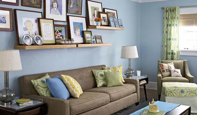 4 варианта, как использовать пустую стену над диваном | Блог Ангстрем