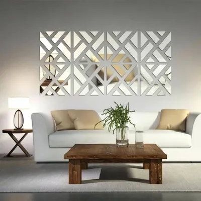 Фото стены над диваном в гостиной: вдохновение для интерьера | Оформление стены  над диваном в гостиной Фото №1722015 скачать