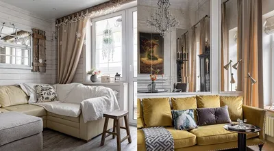 Как оформить стену за диваном? 7 потрясающих дизайнерских примеров с  зеркалом | ivd.ru