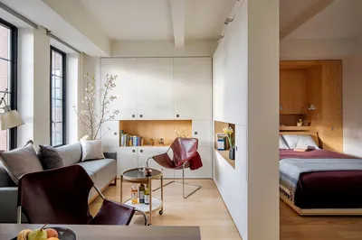 Дизайн квартиры студии 25 кв. м.: идеи планировки и интерьера с фото