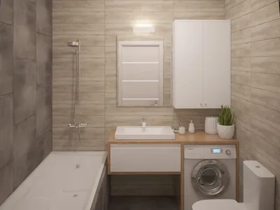 Дизайн ванной комнаты 4м2✨ Автор проекта: @bodes_studio | Instagram