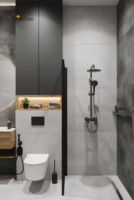 Дизайн проект ванной 12 м2 в стиле…» — создано в Шедевруме
