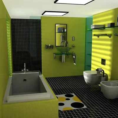 Дизайн ванной комнаты 170 на 170 (Большой фотоальбом) - obzorstroi.ru