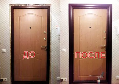 Отделка откосов входной двери