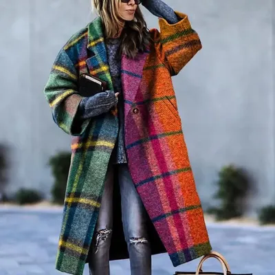 Женское зимнее пальто, длинные дизайнерские куртки цвета хаки, Осень-зима  2021 | AliExpress