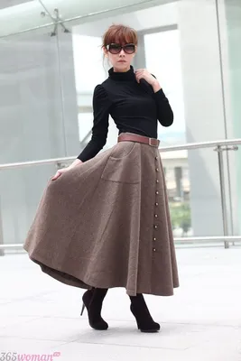 Длинная зимняя юбка покорила подиумы: 13 модных макси-юбок и с чем их  носить зимой | Дамочка на стиле | Дзен