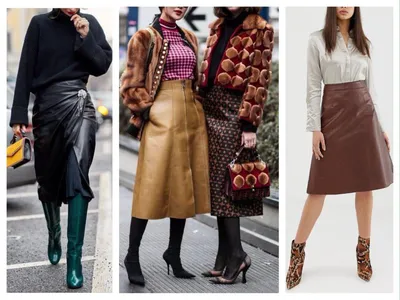 Мода-2022 – как носить юбки зимой - фото