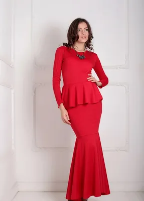 Платье женское приталенное с баской и кружевом (ID#1191556768), цена:  1259.26 ₴, купить на Prom.ua