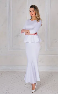 Платье женское с баской с 40 по 60размер (ID#912812449), цена: 973.75 ₴,  купить на Prom.ua