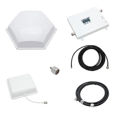 Комплект усилителя сотовой связи для дачи HDcom GSM+DCS (70GD-900-1800)  купить по цене 11800 рублей в интернет-магазине Videogsm.ru в Москве