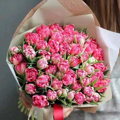 Тюльпаны на розовой фоне на день матери 8-ое марта женского дня или в день  Святого Валентина. Концепция праздников и доброе утро Стоковое Изображение  - изображение насчитывающей приветствие, тюльпан: 208169105