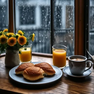 Идеи на тему «Доброе дождливое утро!» (190) | дождливое утро, доброе утро,  открытки