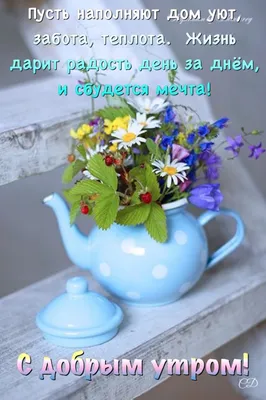 Душевные пожелания с Добрым утром