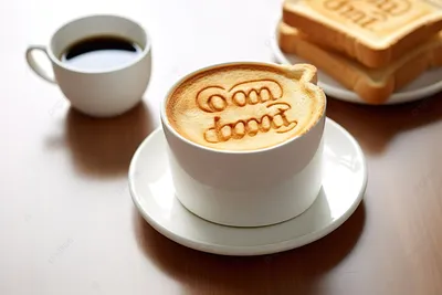Картинка: Доброе зимнее утро пускай бодрящий кофе даст тебе заряд энергии