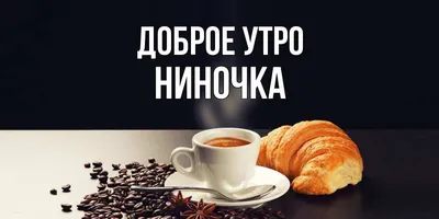 Ниночка! Доброе утро! Красивая открытка для Ниночки! Милая собачка. Щенок  йоркширского терьера. Открытка с розовыми тюльпанами.