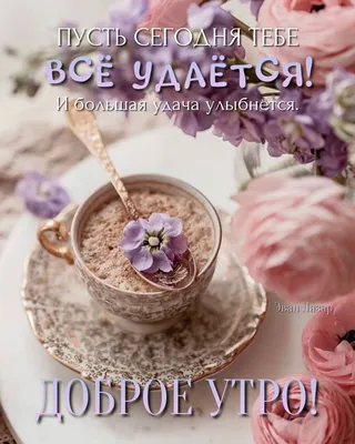 Классные открытки мужчине с добрым утром и хорошего дня | Доброе утро,  Открытки, Утренние сообщения