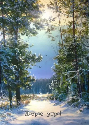 Картинка С Добрым Утром Красивая Природа Зима – Telegraph
