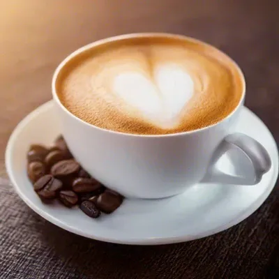 Доброе зимнее утро, с чашечкой кофе…» — создано в Шедевруме