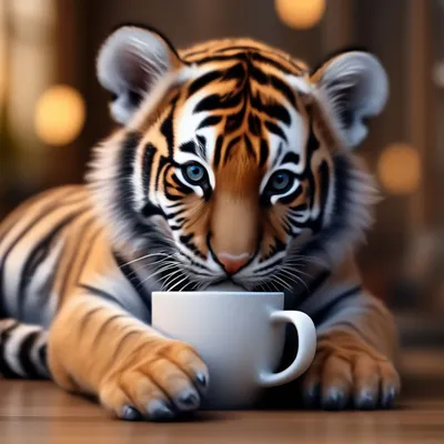 Картинки милого тигра - 69 фото
