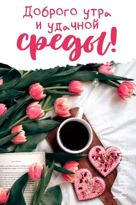 Открытки - Успешной среды! 🌻⚘🌻⚘🌻⚘🌻⚘🌻⚘ Доброе утро, хорошей среды,  Светлых улыбок и в сердце огня, Теплых объятий, удачи в делах. Крыльям  успеха — широкий размах! Счастья, добра вам, любимым, в сей день!