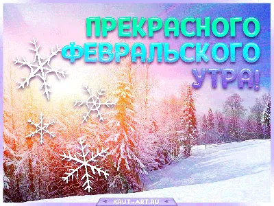 Доброго февральского утра картинки