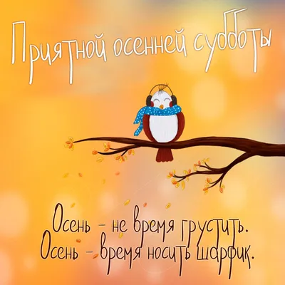 Картинки доброго субботнего осеннего утра с пожеланиями (53 фото) »  Картинки и статусы про окружающий мир вокруг