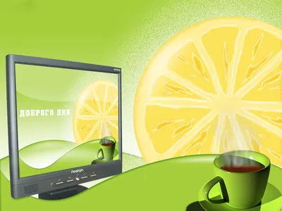 Чай с лимоном: обои и фото с компьютерами, картинки, 1152x864