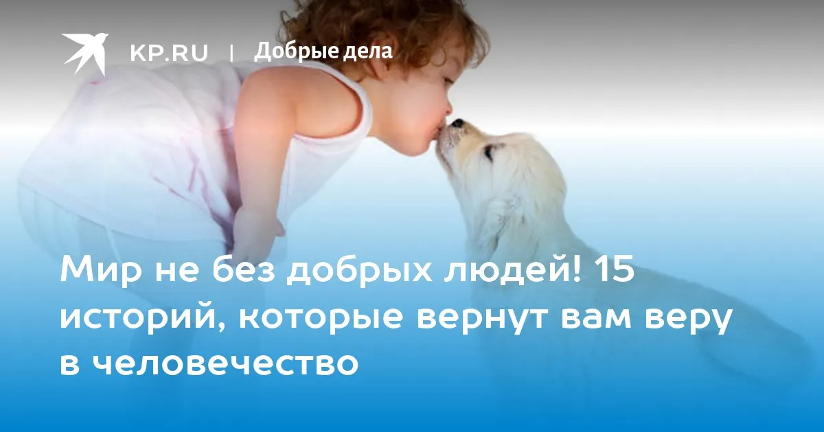 Включи делающий добро. Люди добрые. 35 Добрых поступков, которые вернут вам веру в человечество.