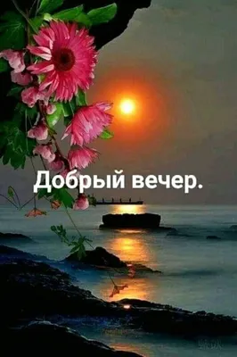 Открытка добрый вечер друзья мои с розой - поздравляйте бесплатно на  otkritochka.net